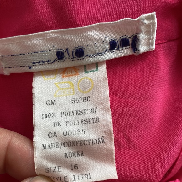 Vintage pink Impromptu Mandarin neck blouse - Picture 6 of 8